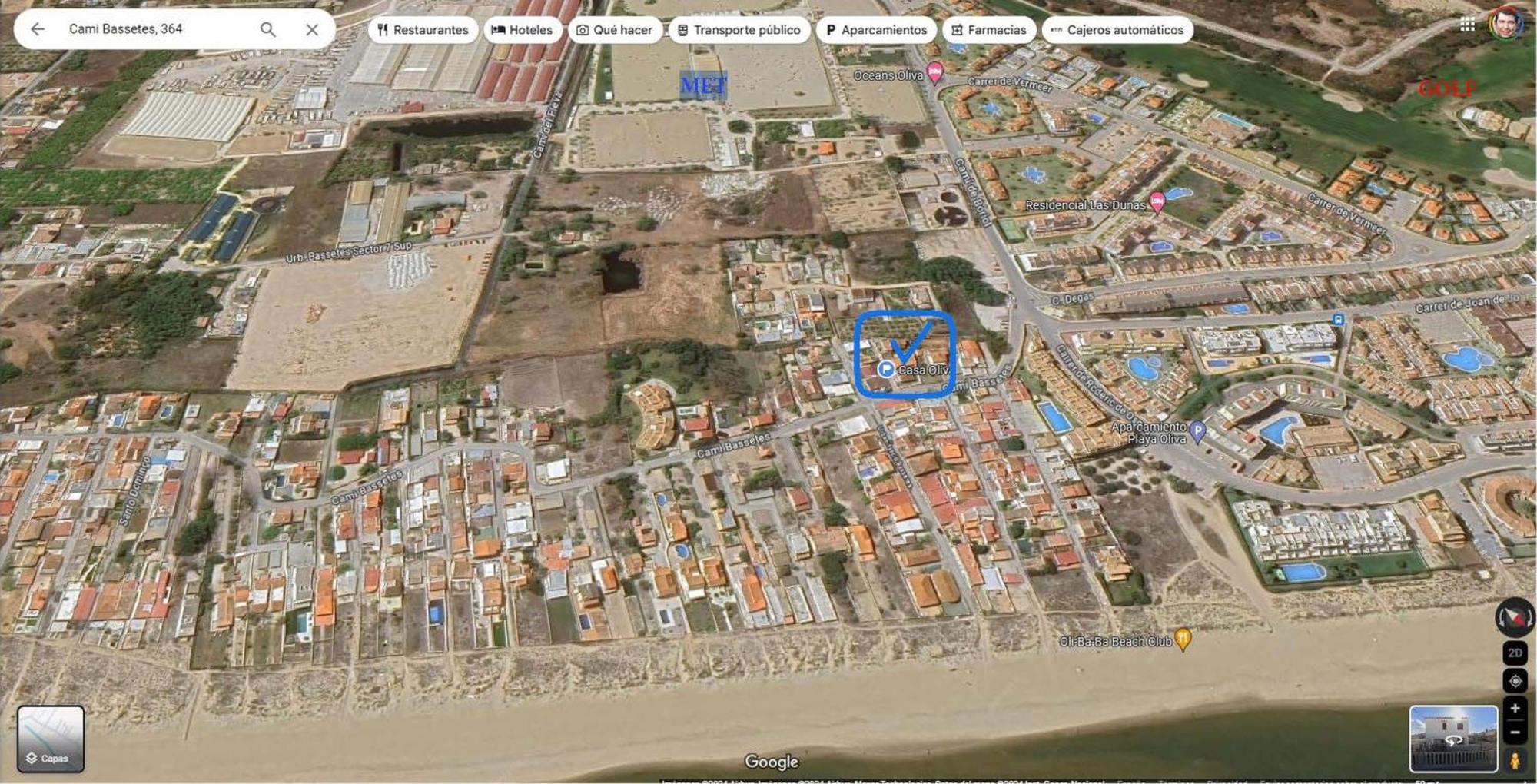فيلا Casa De Playa En Oliva Al Lado Del Met Y Campo De Golf المظهر الخارجي الصورة